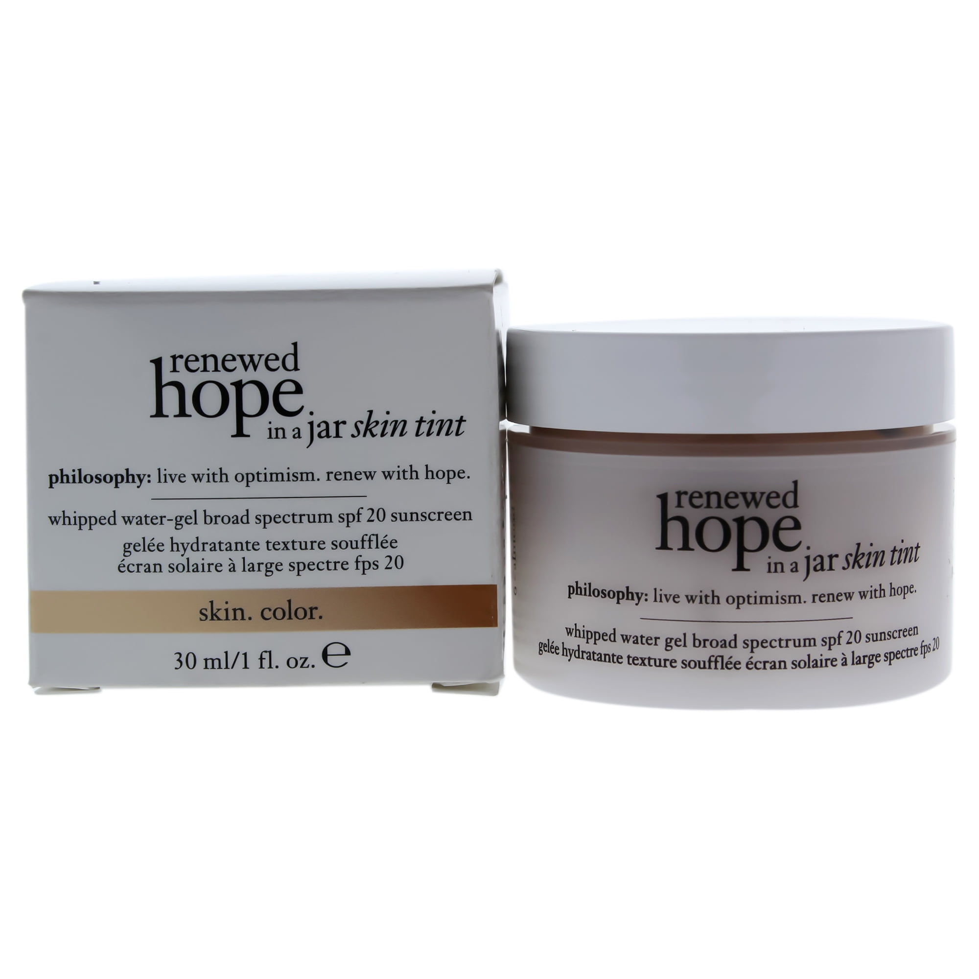 Renewed Hope In A Jar Skin Tint SPF 20 6 Almond by Philosophy for