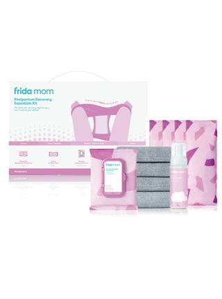 Frida Mom Postpartum Recovery Essentials with Pads and Disposable  Underwear, 4 Count Gift Set, One Size