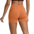 thumbnail image 4 of RUNNING GIRL Women's High Waisted Yoga Shorts with Pockets, Tummy Control Workout Biker Shorts for Running, Gym, Fitness, Athletic Training, 4 of 5