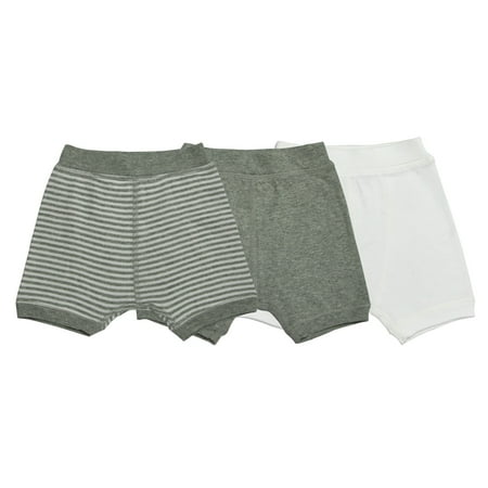 - Organic Boxer Shorts, Multi-Colored, 12M, 3 Ct