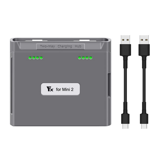 Drone Battery Charger Two Way Charging Hub USB Charger for DJI Mini 2/Mini SE Spare Part Accessory