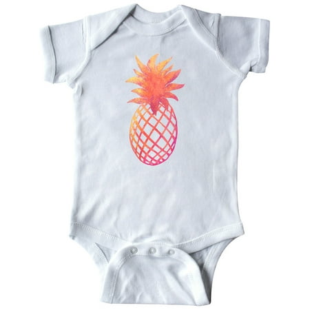 

Inktastic Yellow Orange and Pink Pineapple Gift Baby Boy or Baby Girl Bodysuit