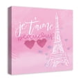 thumbnail image 2 of Creative Products Je t'aime beaucoup 20x20 Canvas Wall Art, 2 of 4