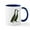 White/Navy Inside, variant on CafePress - Black Runner Ducks Mug - 11 oz Ceramic Mug - Novelty Coffee Tea Cup