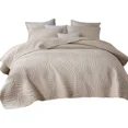 thumbnail image 2 of Colcha de algodón de 3 uds., funda de cama, colchas y cobertores de hojas, colchón, manta, almohadilla de cama de verano, juego completo de cama doble, 2 of 5