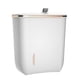 thumbnail image 2 of Bote de basura pequeño para cocina de 2,4 galones con tapa, bote de basura colgante de 9 l para puerta de armario de cocina, contenedor de residuos de alimentos para encimera de cocina, cesto de basur, 2 of 9