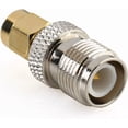 thumbnail image 2 of Female RF Coaxial Adapter Pure Brass 50 Ohm for Antenna, 2 Pack, 2 of 3