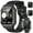 Black, variant on Military Smart Watches for Men, TIGRADE 1.91" Outdoor Sports Rugged Smartwatch with Answer/Make Call, Fitness Activity Tracker for Android and iPhone Compatible, Gray