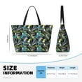 thumbnail image 4 of Pofeuu sport sonw board Print Beach Bag,Waterproof Sandproof Beach Tote Bag, Large Capacity Foldable Beach Bags for Women, 4 of 7