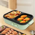 thumbnail image 2 of 1PCS Electric Hot Pot With Grill Area, Multi-purpose Hot Pot, 2-In-1 Electric Hot Pot, 2 of 10
