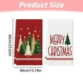 thumbnail image 2 of Green Xmas Tree Christmas Kitchen Towels Dish Towels, 18x26 Inch Farmhouse Holiday Winter Decoration Cleaning Set of 2, 2 of 8