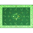thumbnail image 1 of Ahgly Company Indoor Rectangle Abstract Green Contemporary Area Rugs, 3' x 5', 1 of 1