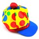 thumbnail image 1 of Gorra de payaso Dress Up America multicolor con lunares unisex, 1 of 1