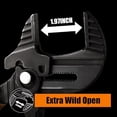 thumbnail image 3 of Tool 10 inch Adjustable Pliers Wrench, Premium CR-V Construction, Quick Adjust Push , Clamp Shapes, Maximum Jaw Opening 1.97 inch, Smooth Parallel Jaws with Comfortable Grips, 3 of 8