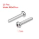 thumbnail image 2 of Tornillos de máquina M5x25mm Unique Bargains, tornillo de cabeza plana Phillips, 20 piezas, 2 of 3