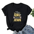 thumbnail image 1 of EGNMCR Chemise de Pâques pour Femmes Chemises Imprimé de Pâques Manches Courtes Décontracté Ample Haut Manches Courtes Col Rond Haut/chemise T-Shirts pour Femmes, 1 of 3
