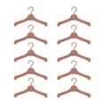 thumbnail image 1 of Durable Plastic Doll Clothes Hanger for Organization and Decoration 50pcs Compact Size Brown Color, 1 of 8