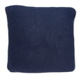thumbnail image 5 of Parkland Collection Manni Transitional Blue Pillow Cover With Down Insert, 5 of 10