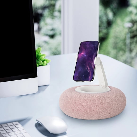Amzcrzy Electrónica para hombres Organizador de electrónica Cámara digital Bol para teléfono móvil Soporte giratorio ajustable para tableta Almohada para teléfono corto Accesorios para juegos Gadgets