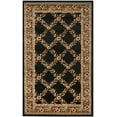 thumbnail image 2 of SAFAVIEH Lyndhurst Marshall Floral Border Area Rug, Black/Brown, 3'3" x 5'3", 2 of 5
