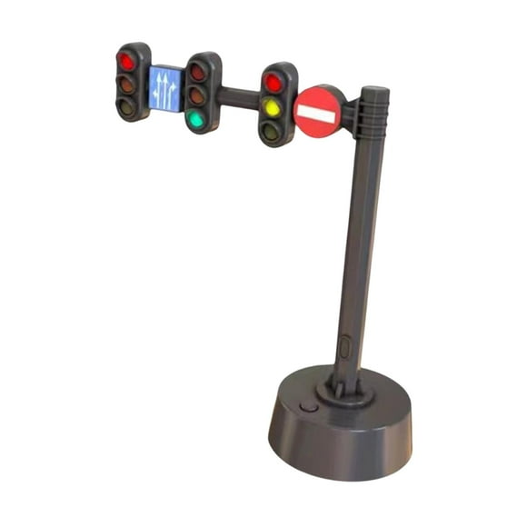 Electric Traffic Light Toy Montessori Decoration Accs Practical for Birthday