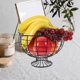 thumbnail image 4 of GOOHOCHY Cesta de fruta moderna de alambre de metal, cesta de almacenamiento de acero, frutero de alambre para pan, frutas, bocadillos y dulces., 4 of 8