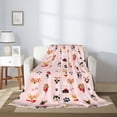 thumbnail image 4 of Christmas Dogs Throw Blanket Soft Sofa Bed Fleece Blankets For Men Women Boy Girl Gifts Blankets 80"X60", 4 of 9