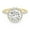 10K Yellow Gold, variant on Round Halo Engagement Rings For Women, 2.70 Carat (ctw) Lab Created Moissanite Promise Rings For Her In 14k Rose Gold Over Sterling Silver | VVS1 Quality Ring Size-10