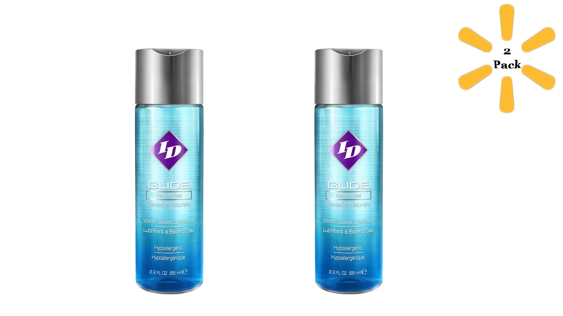 ID Glide Water-based Personal Lubricant, Super Sensitive, 64oz Pump, Large Size, Safe for Silicone Toys - Walmart.com ID Glide Water-based Personal Lubricant, Super Sensitive, 64oz Pump, Large Size, Safe for Silicone Toys - Walmart.com