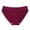 Red, variant on Sawvnm Women Fashion Solid Color Mid-rise Breathable Leisure Briefs Christmas Clearance