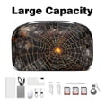 thumbnail image 3 of Spider Web Digital Pouch with Oxford Fabric, Waterproof Electronic Organizer Travel Case, Cord and Cable Organizer, Canvas Storage Box Small, Hard Drive Bags Included - 5.9x9.44x3.14 in, 3 of 6