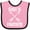 Pink and Black, variant on Inktastic Gigi Favorite Grandchild Gift Boys or Girls Baby Bib