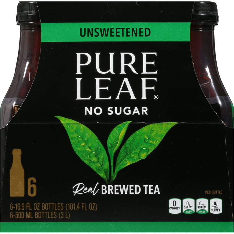 Pure Leaf Sweetened with Lemon Real Brewed Iced Tea, 18.5 oz, 12 Pack  Bottles