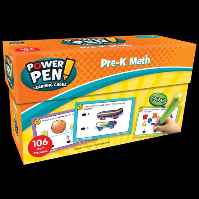 Teacher Created Resources TCR6009 Stylo Électrique Cartes d'Apprentissage Math PreK