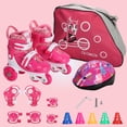 thumbnail image 3 of TOPCHANCES 4 Size Adjustable Roller Skates with Illuminating Wheels, Light UP Wheels Roller Skates for Kids Boys Girls Beginners Gifts, M Size, 3 of 7