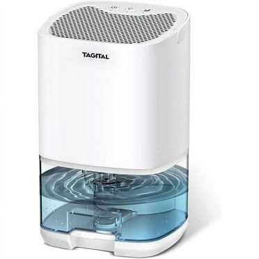 Tagital Household Dehumidifier 35oz Two Working Modes Ultra Quiet Portable Dehumidifier with 7 Colorful LED Lights