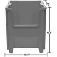 thumbnail image 2 of Akro-Mils 13014Grey Stak N Store Bins Gray - Pack of 4, 2 of 7