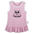 thumbnail image 1 of Check Meowt Funny Dresses For Baby, Newborn Babies Skirts, Infant Princess Dress, 0-24M Kids Graphic Clothes (Pink Sleeveless Dresses, 6-12 Months), 1 of 4