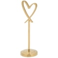 thumbnail image 4 of Titular De La Tarjeta De Nombre, Titular De Número De Mesa Duradero Multiusos En Forma De Corazón Para Oficina Para Fiesta Para Boda EOTVIA Oro, 4 of 8