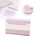 thumbnail image 2 of Clearance Index Card Organizer Index Cards Clear Plastic Holder Organizer Pouches Book Recipe Card Holder Flash Cards Holder Hold 160 Cards, 2 of 9