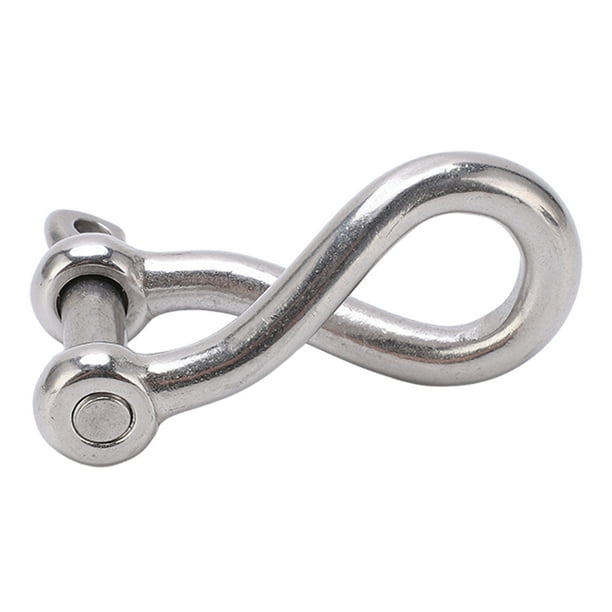 Twist Shackle, Strong Load Bearing Stainless Steel Twist Shackle Abrasion  Resistant For Marine For Boat 