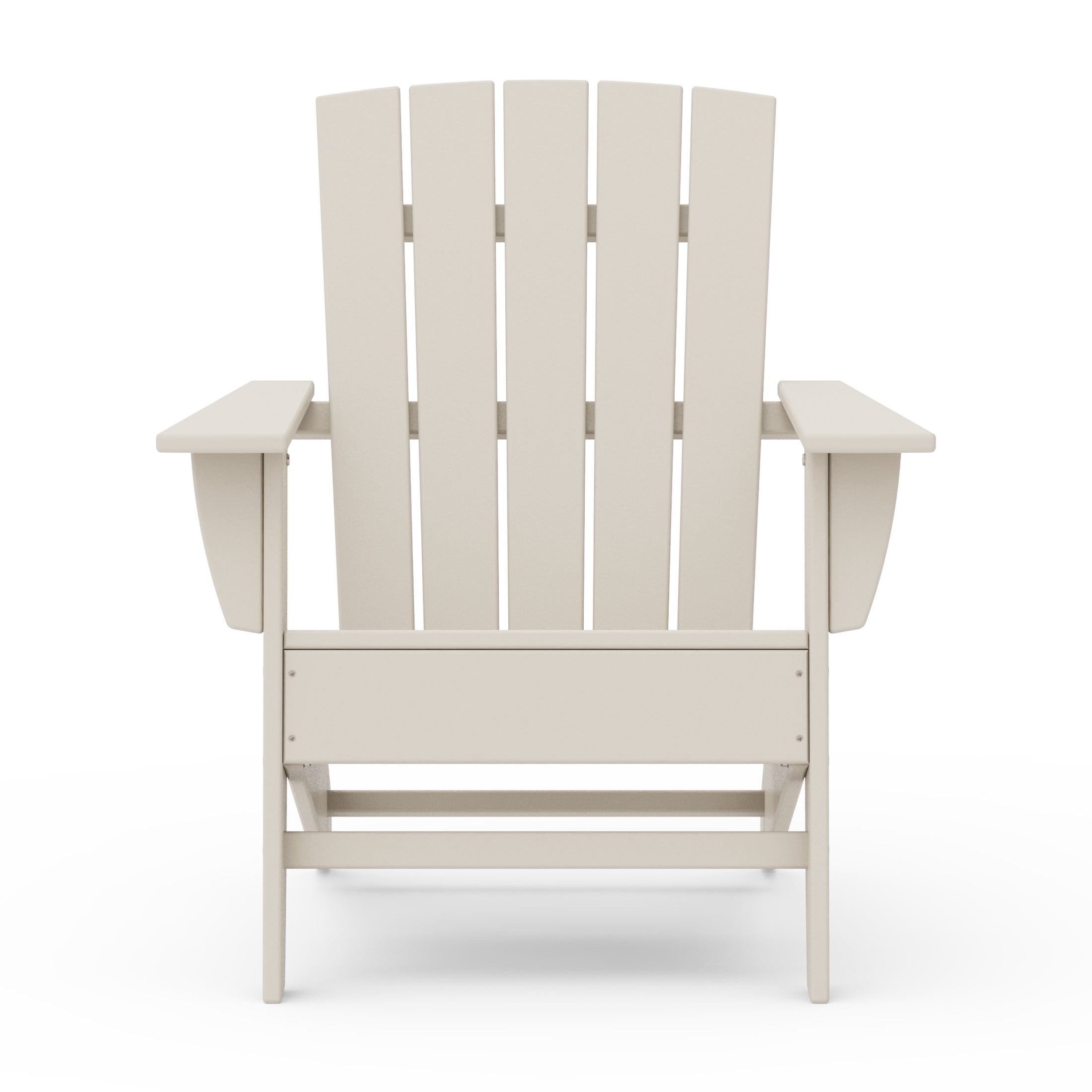 Better Homes & Gardens by POLYWOOD Southlake Outdoor Modern Adirondack Chair, All-Weather HDPE, Patio Seat, Sand