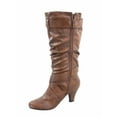 thumbnail image 2 of Maggie-39 Women's Round Toe High Heel Zipper Mid-Calf Causal Dress Boots Shoes, 2 of 2