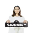 thumbnail image 5 of Skunk (3 Pack) Large Plastic Street Sign Crossing Sign Warning Sign Vintage Rustic Beware Warning Xing Animal Wildlife Funny Nature Rustic Forest Outdoors Decor Cute Pet Unique Smell, 5 of 9