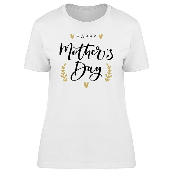 Happy Mothers Day Golden Leaves Tee Women's -Image by Shutterstock