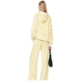 thumbnail image 3 of Women's 2 Piece Polka Dot Loungewear Set Oversized Long Sleeve Hoodie Drawstring Wide Leg Sweatpants Casual Outfits with Pockets, 5XL, 3 of 3