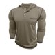 thumbnail image 2 of Blusa de manga larga con capucha para hombre, informal, a la moda, de color sólido, transpirable, de manga larga, con cuello redondo, blusa de poliéster para hombre, 2 of 6