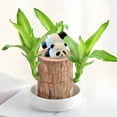 thumbnail image 6 of Handcrafted Resin Panda Sculpture - Artistic Desktop Decor Piece for Home Office with Natural Wood Accent and Decorative Appeal, 6 of 6