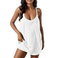 thumbnail image 1 of Robe Athlétique pour Femmes Mode Mini Robe Combinaison Surdimensionnée avec Poches Zippées Shorts Intégrés Double Poche, 1 of 5