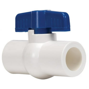 Homewerks Worldwide VBVP40E7B 1-1/2 in. PVC Sch. 40 Slip x Slip Ball Valve